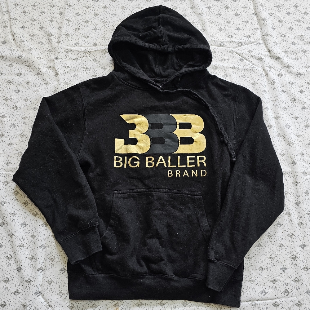 BBB Metallic Gold Logo Hoodie